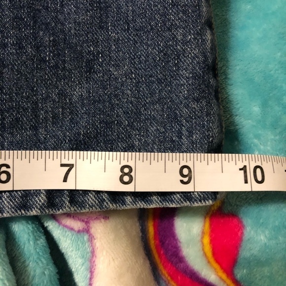 Vintage Y2K Express Bleus Blue Jeans Juniors Size 9/10 Straight - Picture 13 of 14